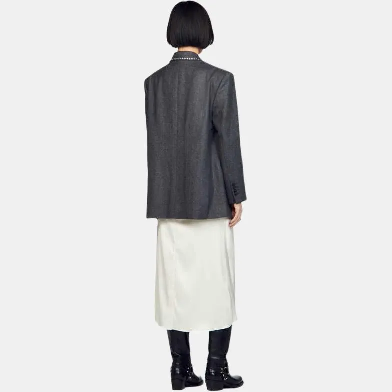 Sandro Business Suits Women's Dark Gray-3