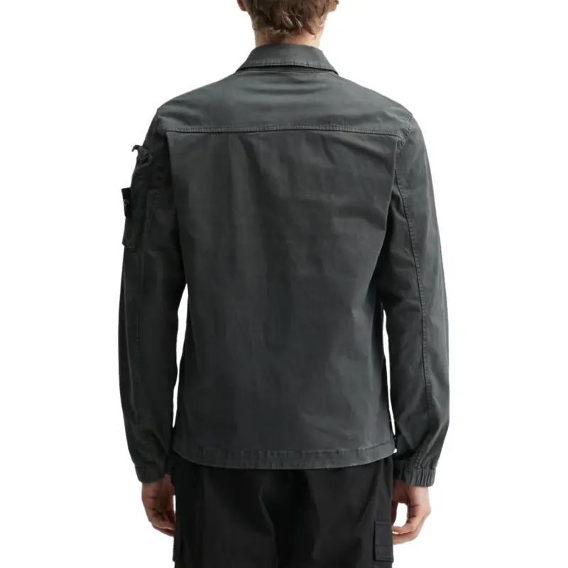 STONE ISLAND Logo Patch Zipped Jacket-3