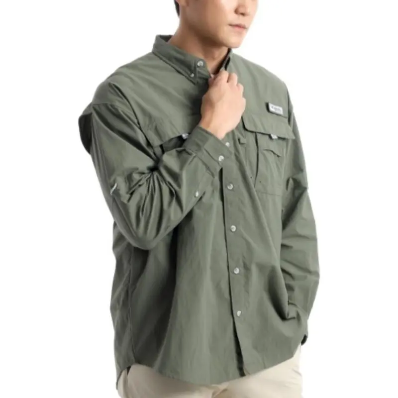 Columbia Shirts Men Olive-2