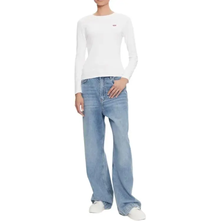 Levis T Shirts Women's White-1