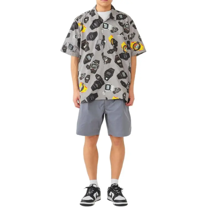 G-SHOCK Shirts Unisex Gray-4