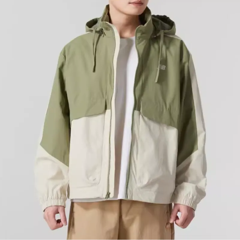 New Balance Sports Life Collection Jacket Unisex White Green-1