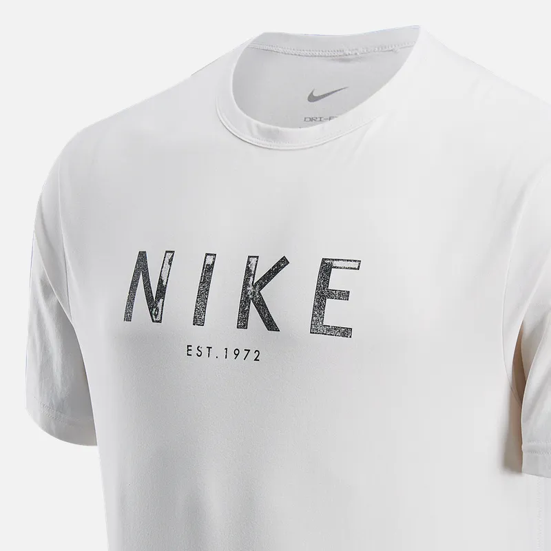 Nike T-Shirt Men's Phantom Gray White-5
