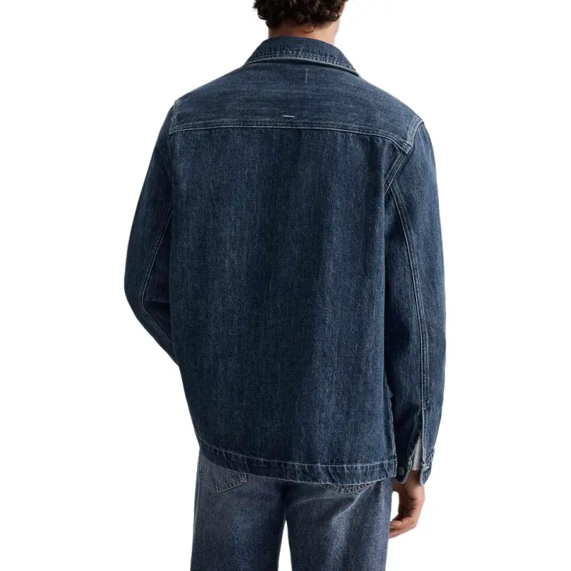 ZARA Denim Jackets Men Blue-4
