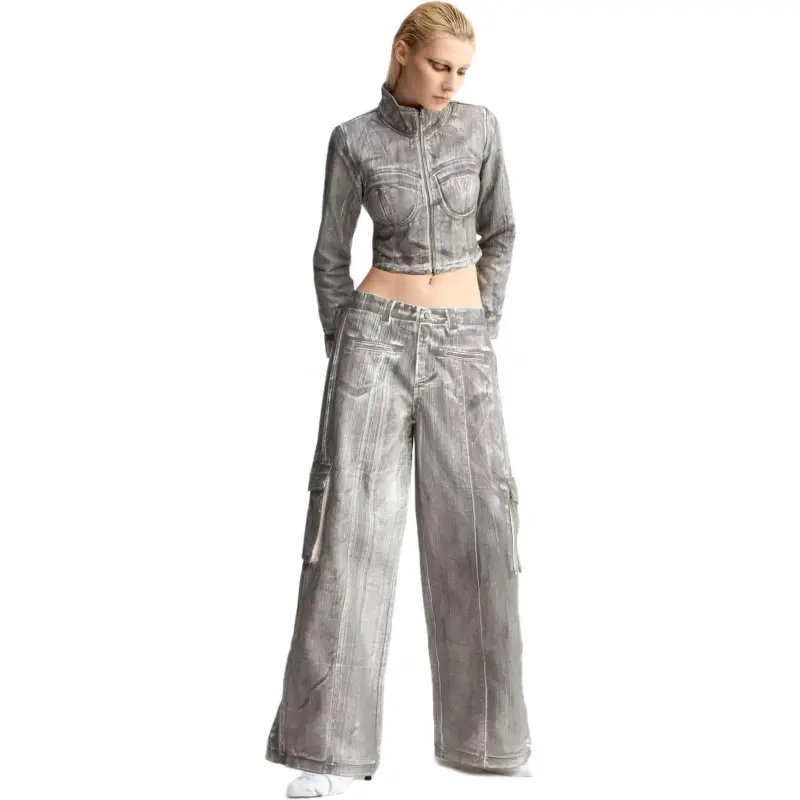 YJ1NGZYZJ Jeans Women's Brushed-3