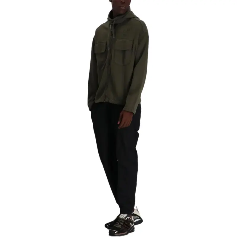 C.P.Company Fleece Zip up Hoodie-2