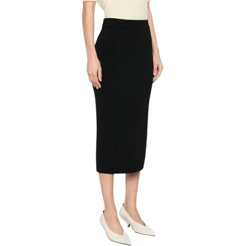 MaxMara Ribbed Midi Skirt-3