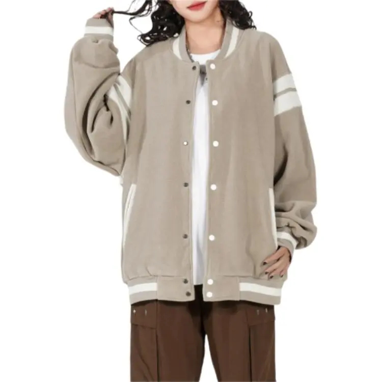 YINLEI Jackets & Coats Women's Khaki-2