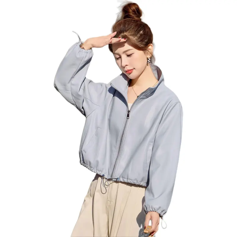 Yi Mengyuan Leather Jacket Women's-6