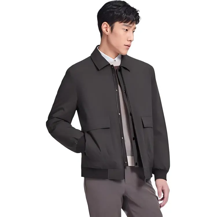 GOLDLION Puffer Jacket Men's Coffee-2