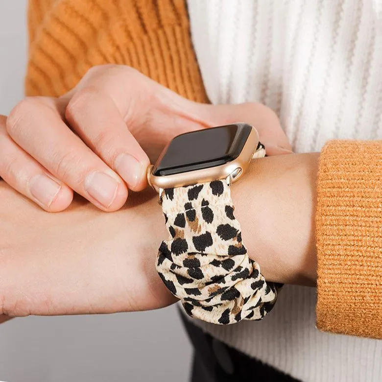 AOMN Apple Compatibility Watch Band Scrunchy Hair Tie Material-1