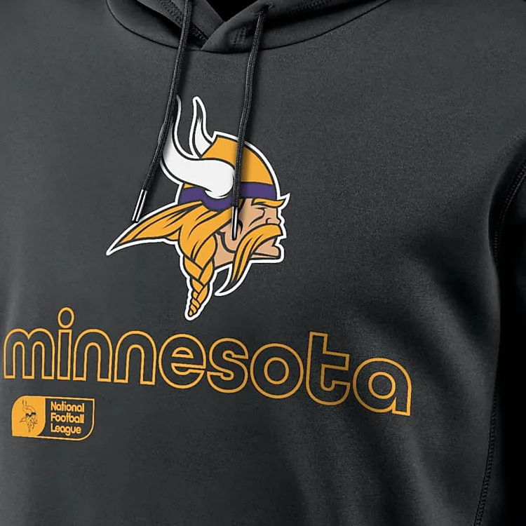 Nike Minnesota Vikings Men's Nike Therma Nfl Pullover Hoodie-2