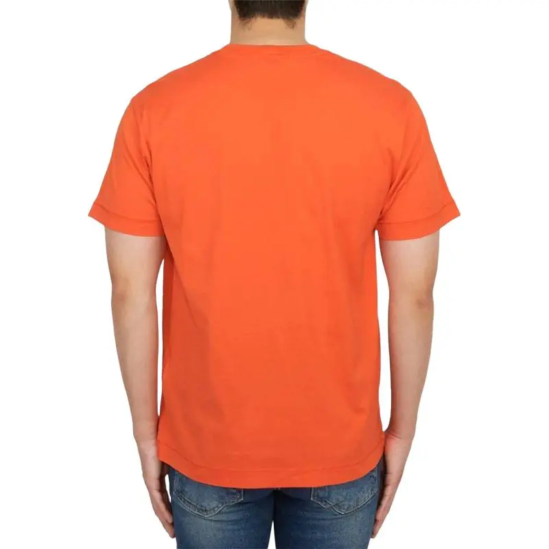 STONE ISLAND T Shirt Men Orange-4