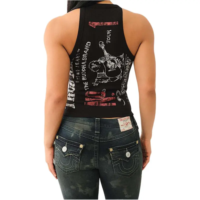 TRUE RELIGION Tank Top Women's Black-1