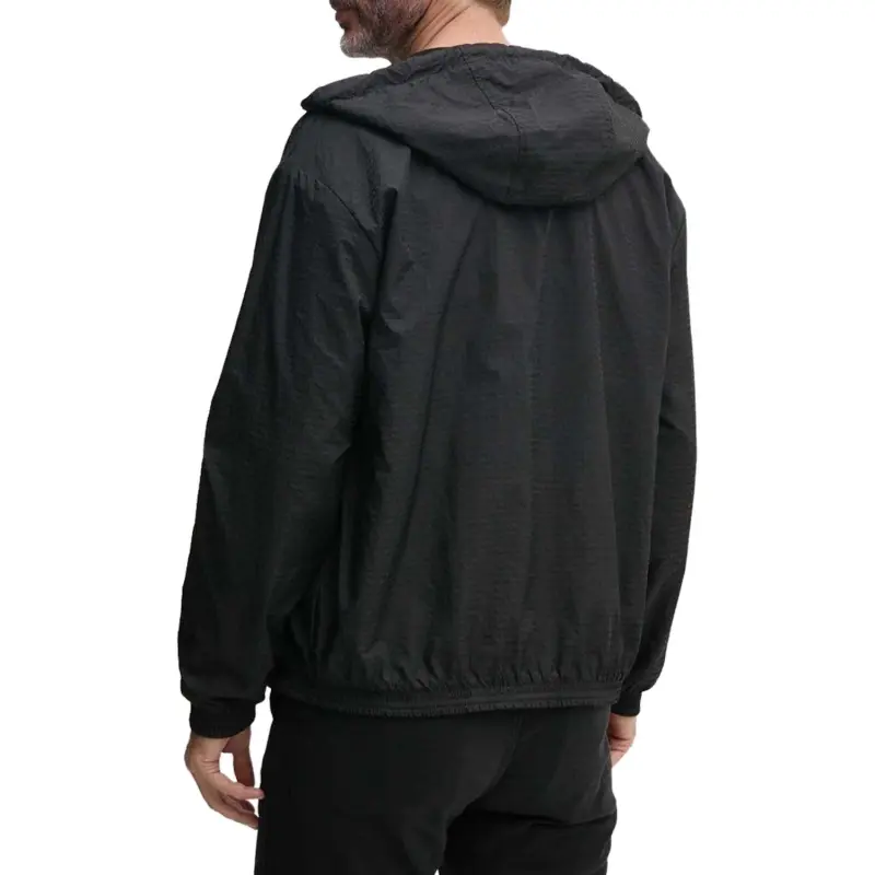 EMPORIO ARMANI Reversible Hooded Zip up Sweatshirt In Double Jersey-3