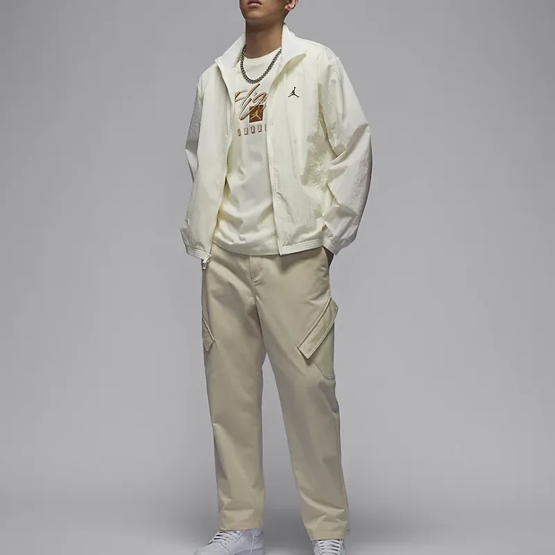Jordan Essentials Jackets Coats Men's Sail White-4