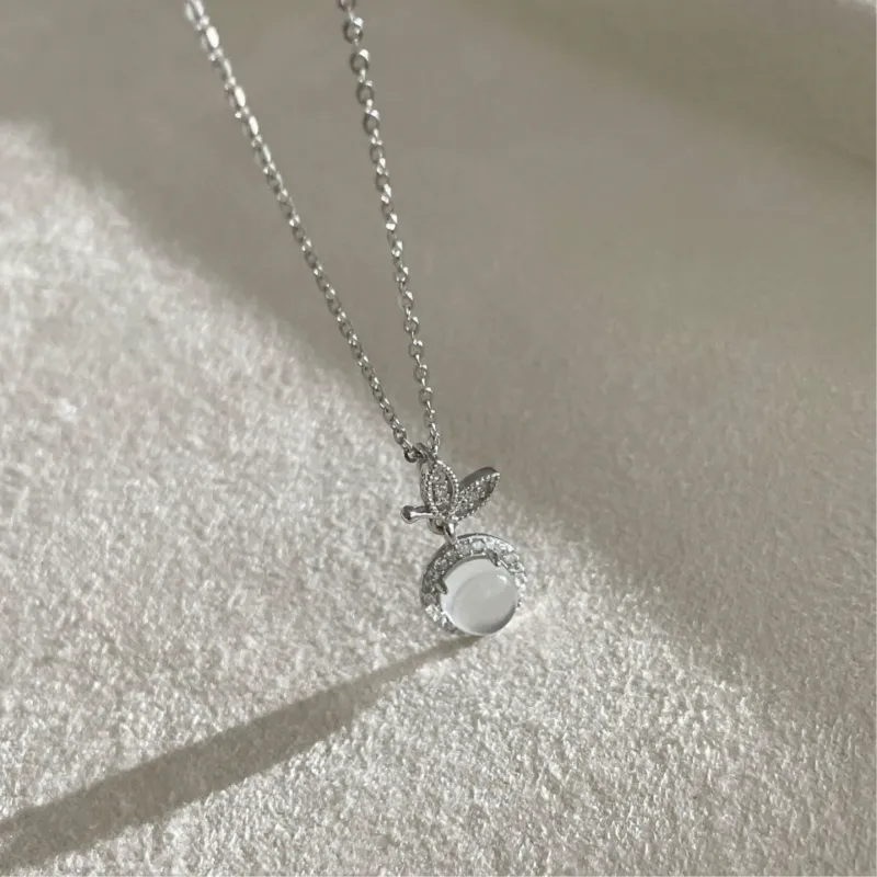 VXSAX S925 Silver Necklaces Women's-2
