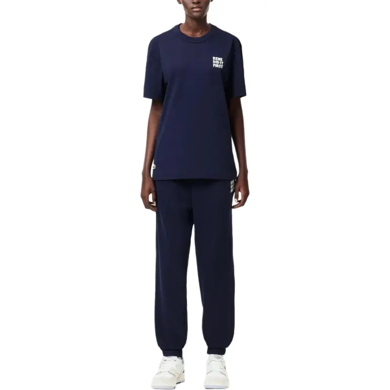 LACOSTE Slogan embroidered Elasticated Track Pants-1