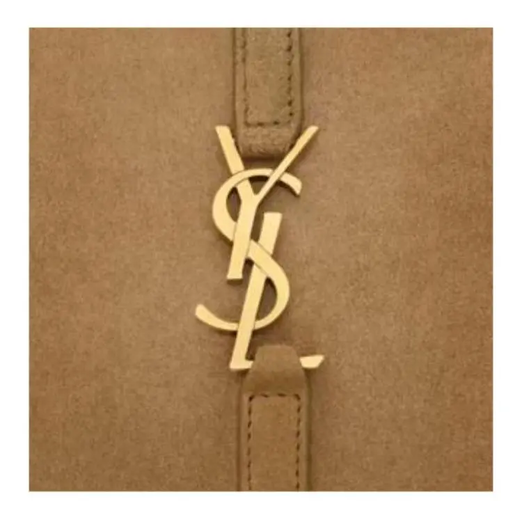 SAINT LAURENT LE5A7 Calfskin Crossbody Bag, Shoulder Bag Women's Khaki-5