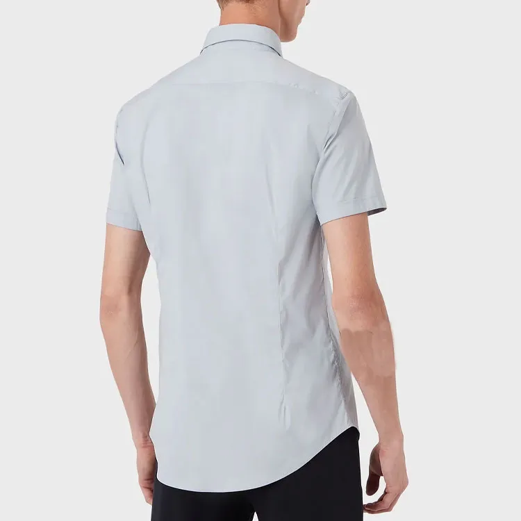 EMPORIO ARMANI Short sleeved Stretch Nylon blend Shirt-3