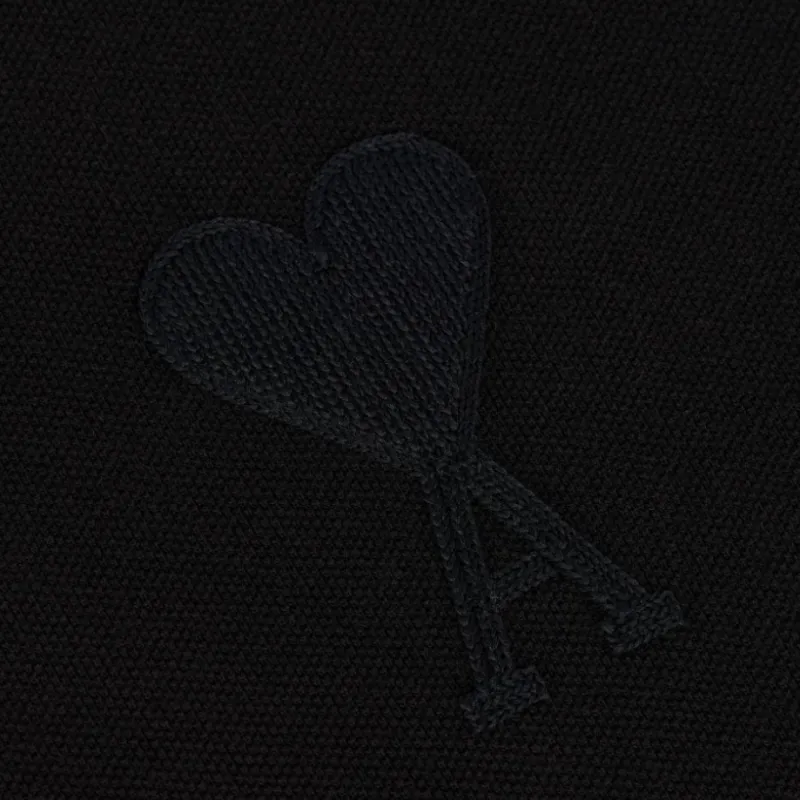 AMIPARIS FW21 Polo Shirt Men's Black-4