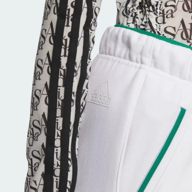 Adidas W Verbiage Pt1 Knitted Sports Pants Women's White-6
