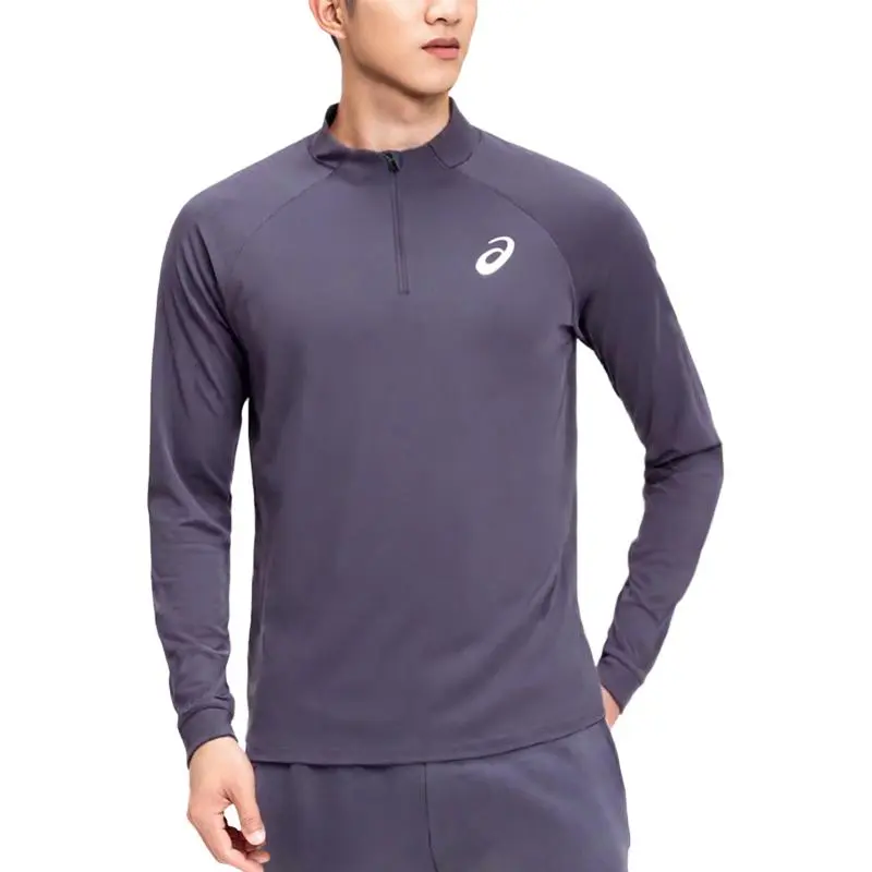 Asics T Shirts Men Purple 500-1