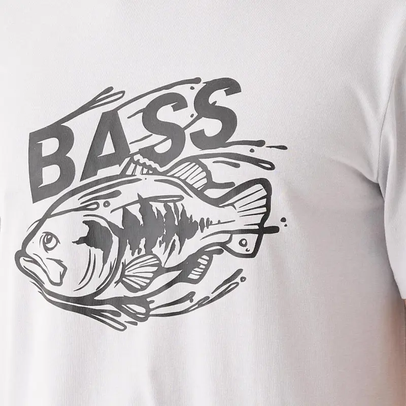 DECATHLON Black Bass T Shirt Men's Zinc Gray-3