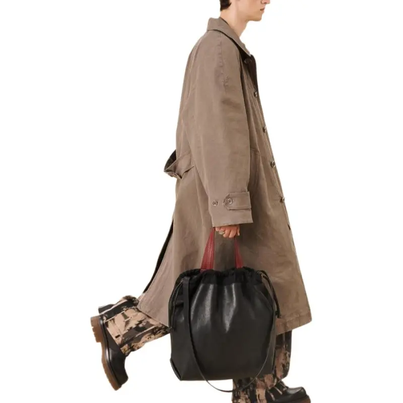 ZARA SRPLS Series Trench Coats Men Light Taupe-3