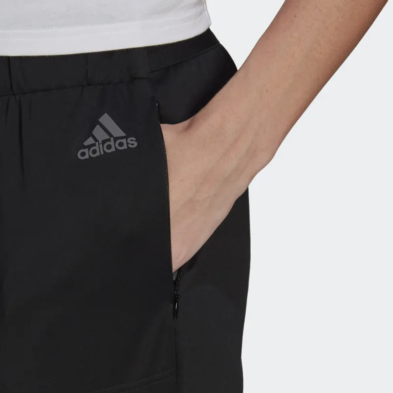 Adidas AEROREADY Knitted Sweatpants Women's Black-4