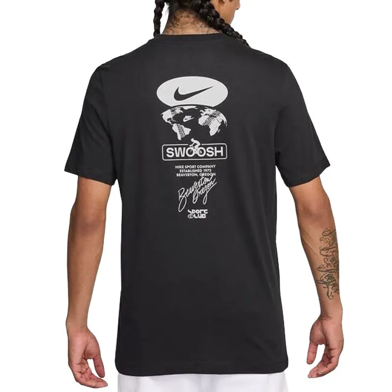 Nike Swoosh SS25 T Shirt Men's Black-2