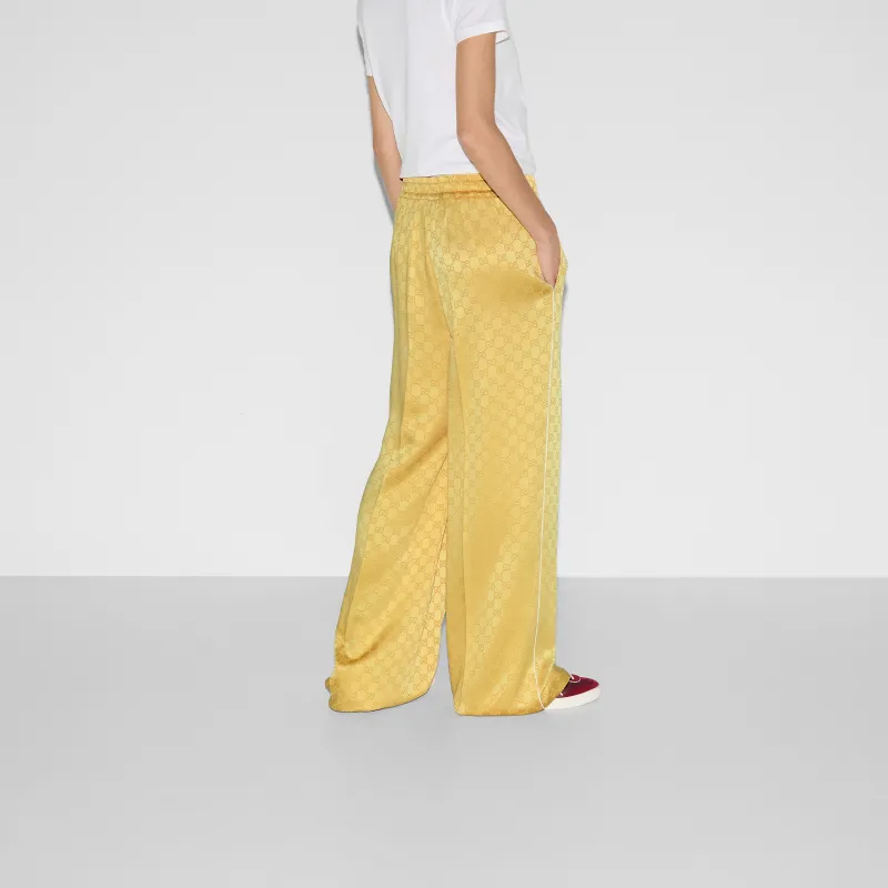 GUCCI Gg Jacquard Elastic Waistband Pants-3