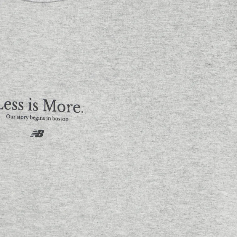 New Balance T Shirt Unisex Light Gray-2