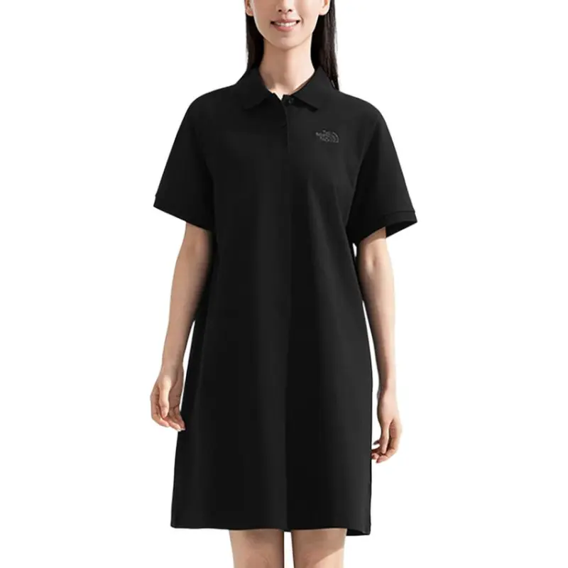 THE NORTH FACE City Outdoor Collection SS25 Short Sleeved Dress Women's JK3/Cosmic Black-3