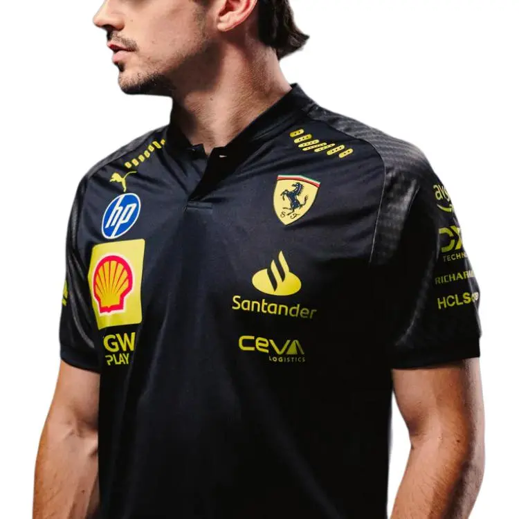 PUMA Scuderia FerrariTEAM Monza Forever Better DryCELL T Shirt Men's Black-4