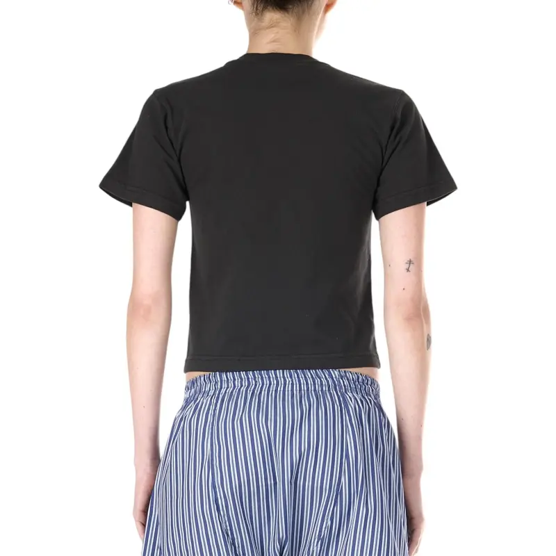 Ottolinger Fitted Puffy Logo T Shirt 'Black'-1