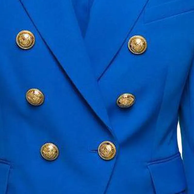BALMAIN Jackets Women's Blue-5