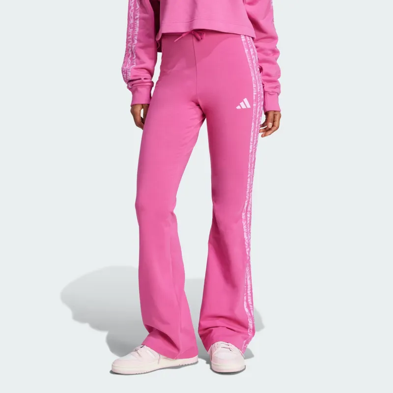 Adidas Free Shipping With AdiClub Essentials 3 Stripes Print Cotton Leggings-1