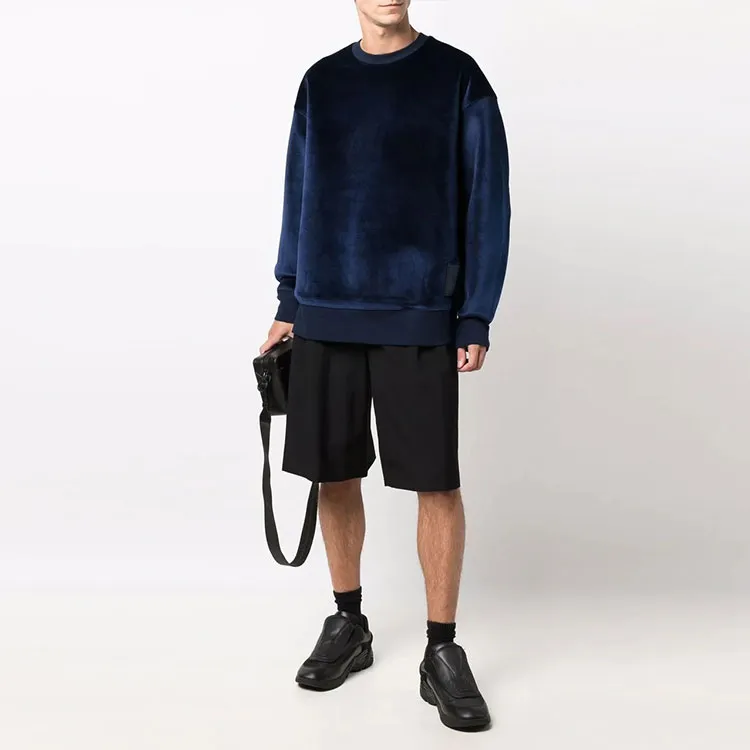 Y 3 Sweatshirts Unisex Blue-1