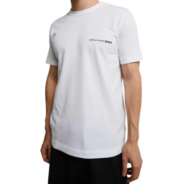COMME DES GARCONS SHIRT Logo Printed Crewneck T Shirt-2