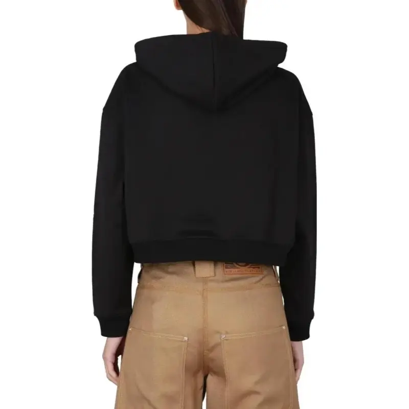 Stella McCartney Drawstring Cropped Hoodie-2