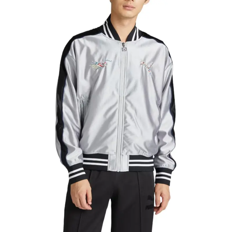PUMA SKA MIJ FW24 Jackets Coats Unisex Silver-2