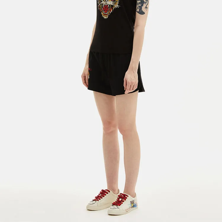Ed Hardy Classic Classic Series Casual Shorts Women's Black-4