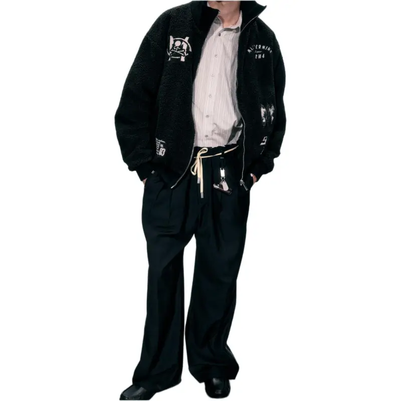 C2H4 Logo print Textured Jacket-4