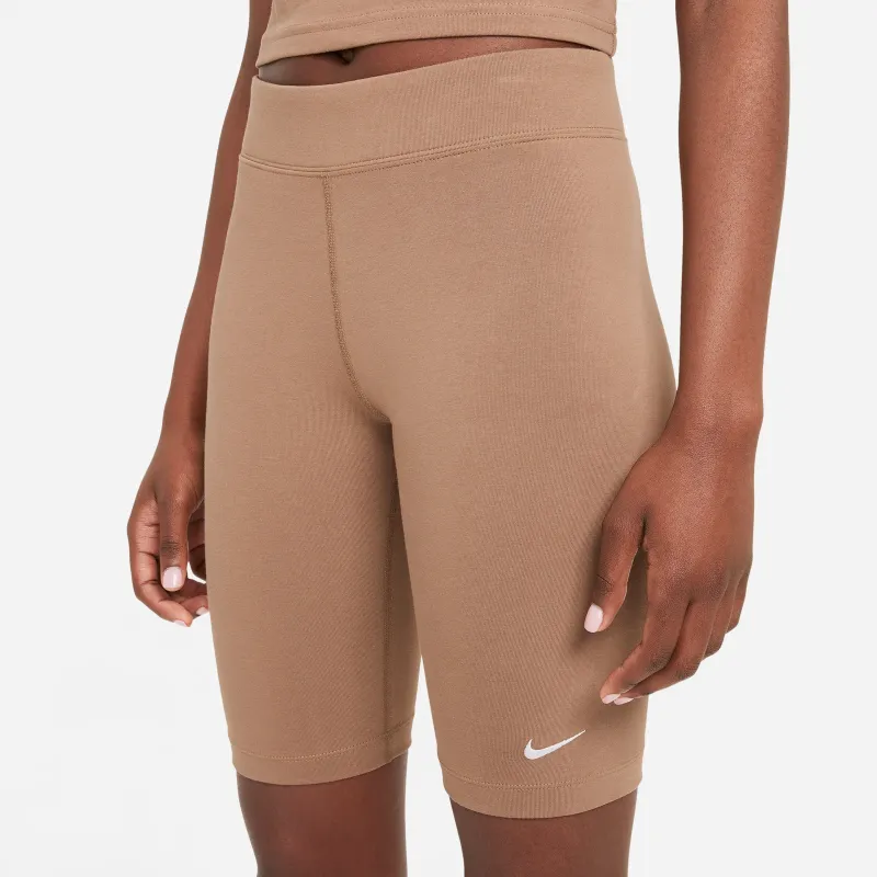 Nike Sportswear Essentials Series Sports Shorts Women's Brown-3