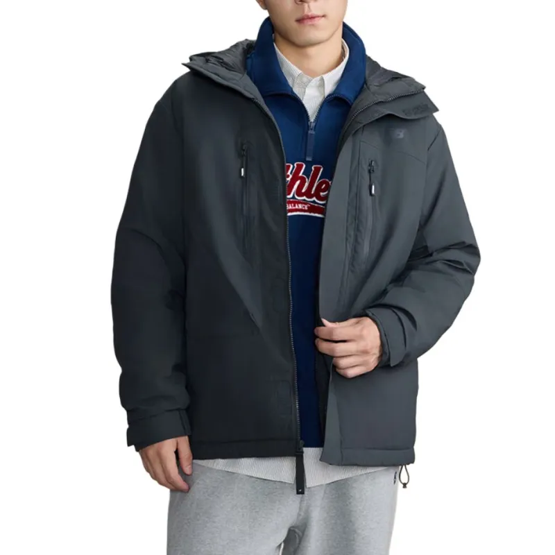 New Balance Down Jacket Men's Dark Gray-2
