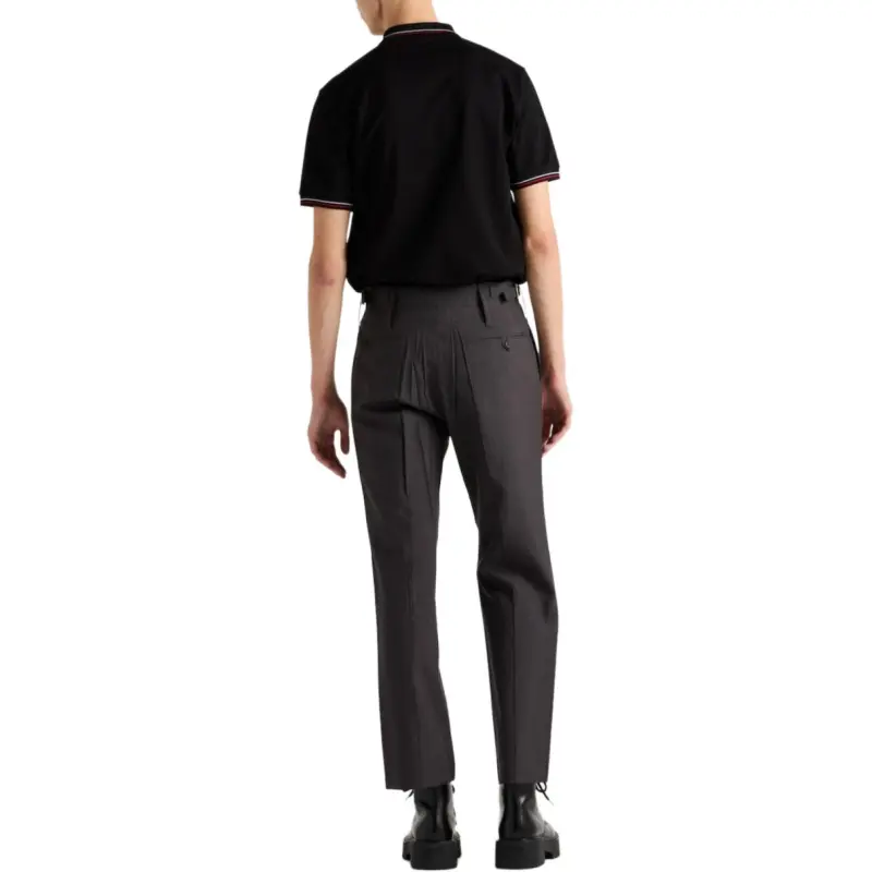 PRADA SS25 Polo Shirt Men's Black-2