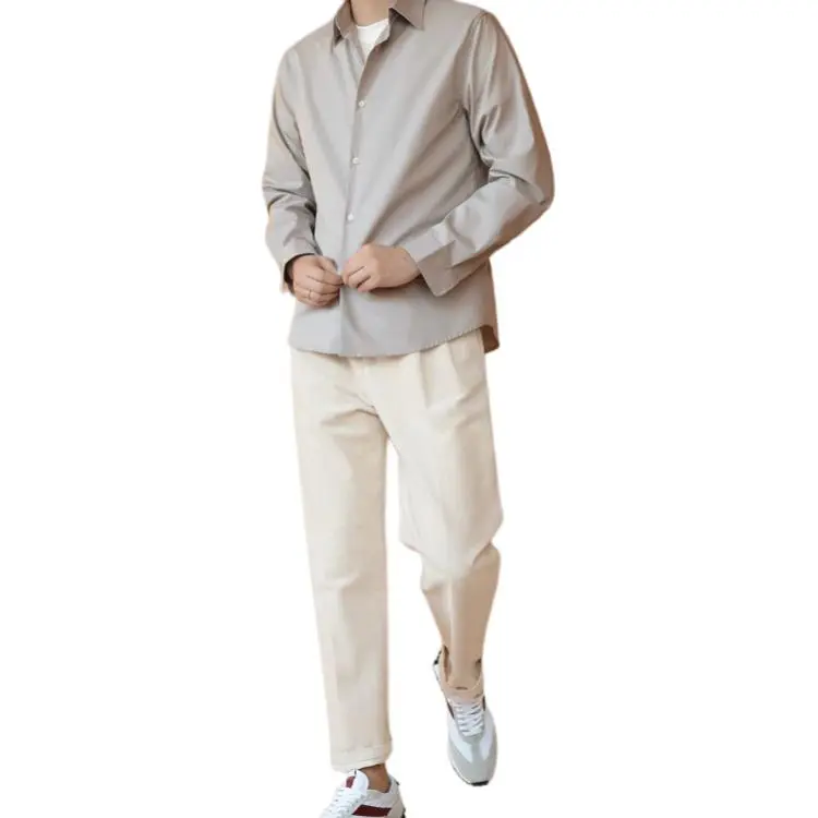 Hacikis Casual Pants Men's Ecru-4