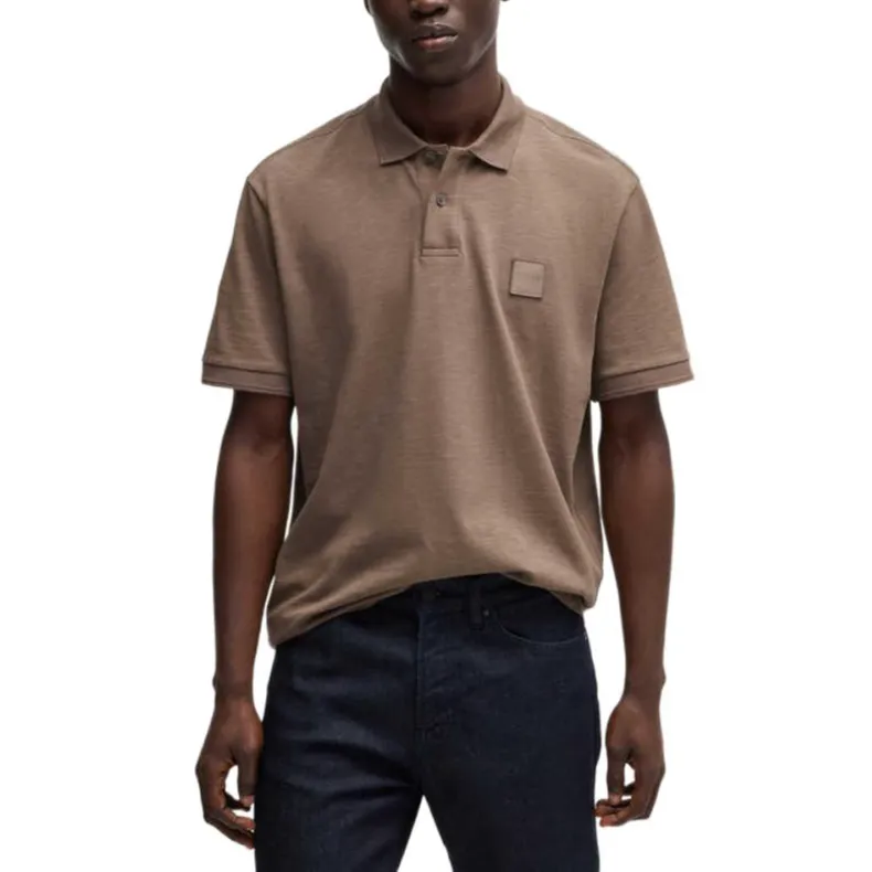HUGO BOSS SS25 Polo Shirt Men's Brown-1