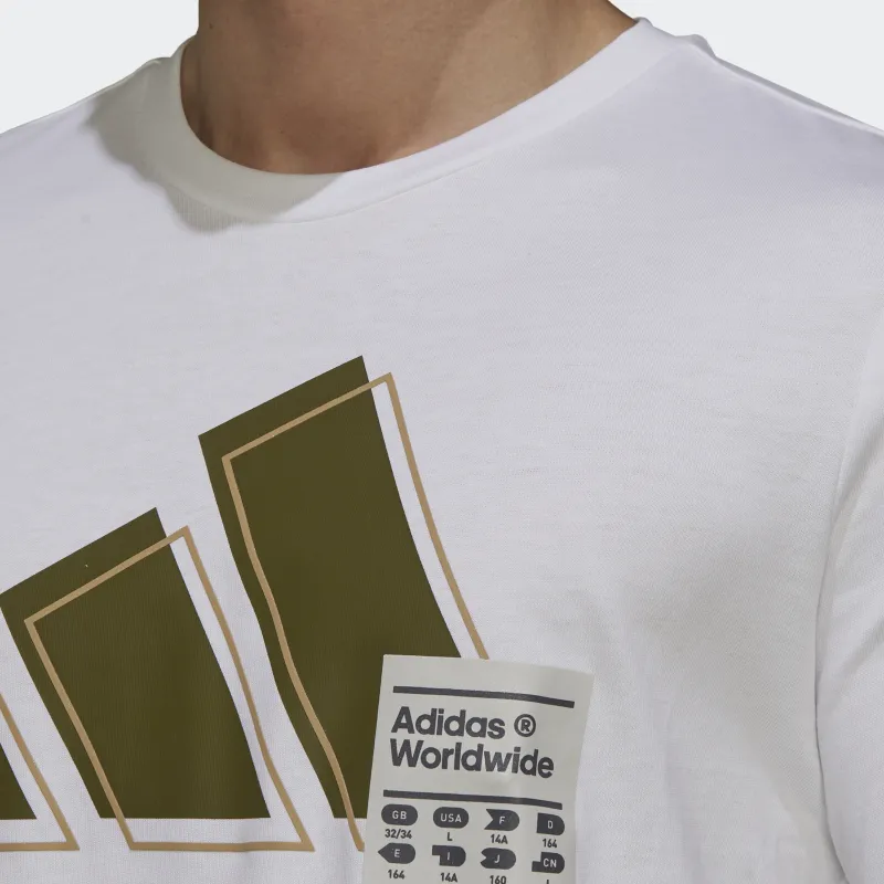 Adidas T Shirts Men White-5